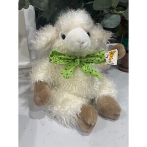 Vintage Mary Meyer Lamb Plush “Lambeau” 1990s w Tag Cottagecore Decor Easter